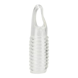 Ribbed Penis Sleeve with Ball Loop