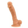 Realistic Penis with Suction Cup and Balls