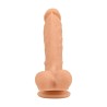 Realistic Dildo with Suction Cup and Balls