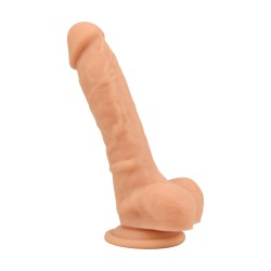 Realistic Dildo with Suction Cup and Balls