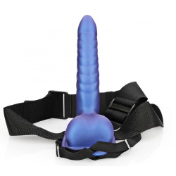 Ribbed Penis Hollow Strap-On