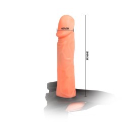 Vibrating Strap-On Hollow Penis
